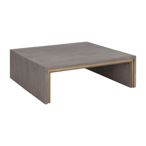 Sunpan Hilbert Square Solid Acacia Wood Coffee Table