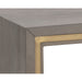 Sunpan Hilbert Square Grey Solid Acacia Wood Side Table 