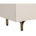 Sunpan Celine Rectangular Cream Rubberwood Nightstand