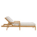 Sunpan Modern Natural Noelle Outdoor Sun Lounger