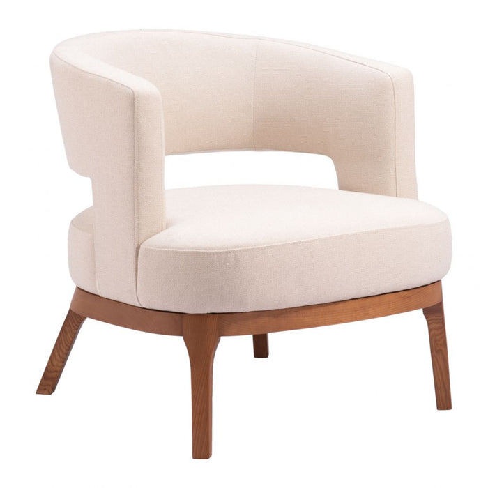 Zuo Modern Penryn White Accent Chair