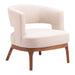 Zuo Modern Penryn White Accent Chair