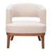 Zuo Modern Penryn White Accent Chair