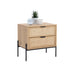 Sunpan Avida Sustainable Rectangular Oak Wood Nightstand