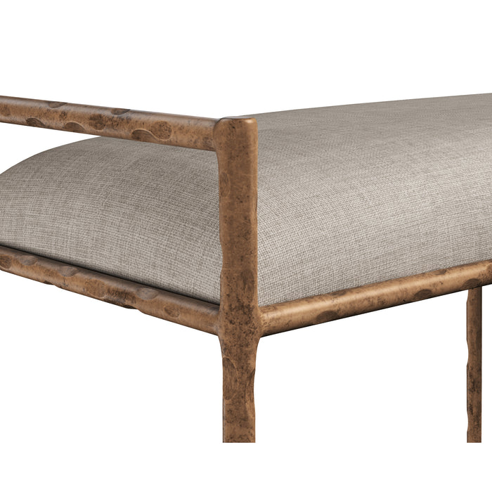 Sunpan Esai Handcrafted Polyester Fabric Bench