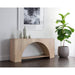 Sunpan Salma Solid Acacia Wood Light Wash Console Table 