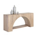 Sunpan Salma Solid Acacia Wood Light Wash Console Table 