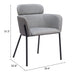 Zuo Bremor Dining Arm Chair