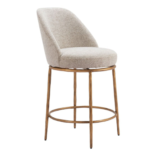 Zuo Nordhavn Swivel Counter Stool