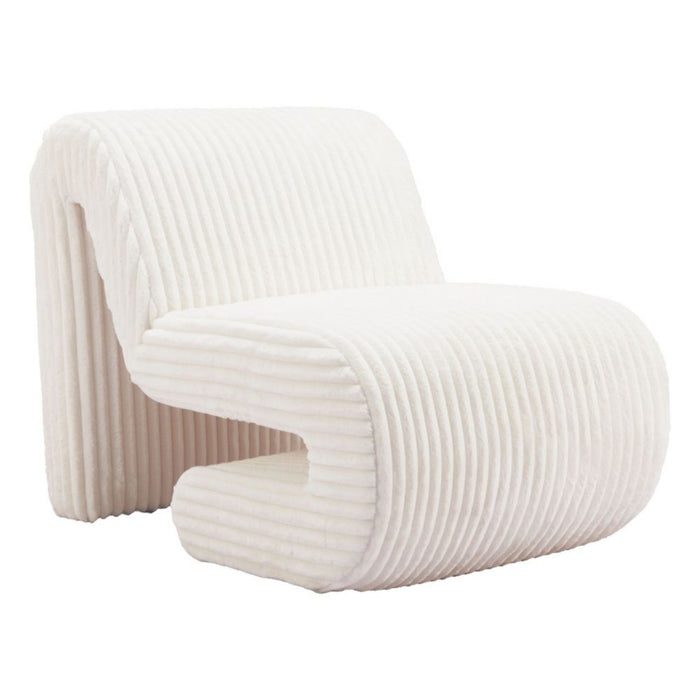 Zuo Modern Opam White Accent Chair