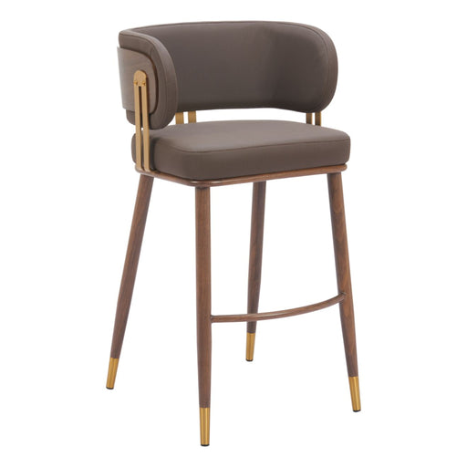 Zuo Brew Barstool Brown