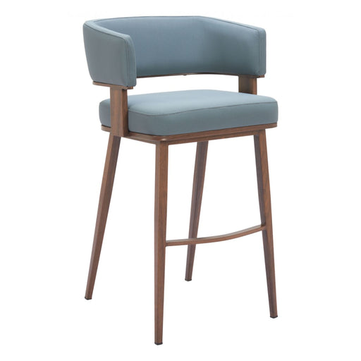 Zuo Poise Barstool Blue