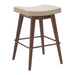 Zuo Divat Brown Counter Stool