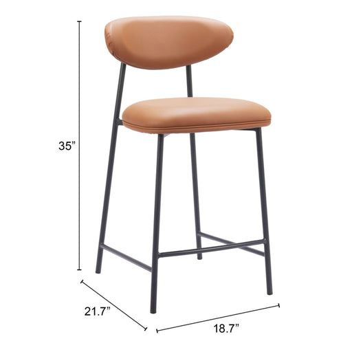 Zuo Rorun Counter Stool Brown