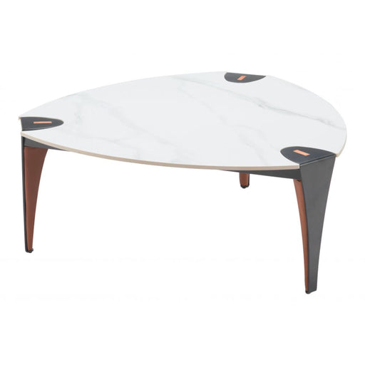 Zuo Bogey White Coffee Table