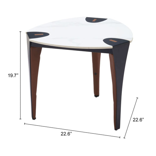 Zuo Bogey Multicolor Side Table