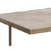 Sunpan Kamali Rectangular Solid Marble Top Coffee Table 