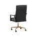 Sunpan Collin Bovine Leather Swivel Office Chair