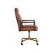 Sunpan Collin Bovine Leather Swivel Office Chair