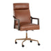 Sunpan Collin Bovine Leather Swivel Office Chair