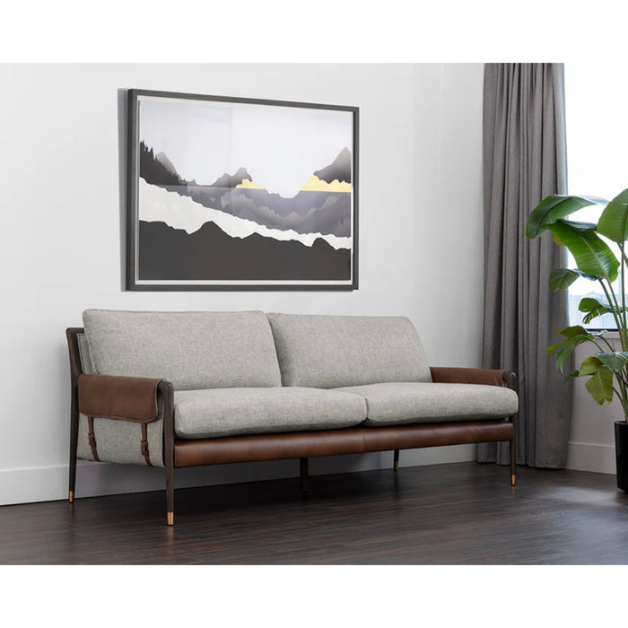 Sunpan Mauti Grey Sofa 