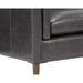 Sunpan Richmond Black Leather Sofa