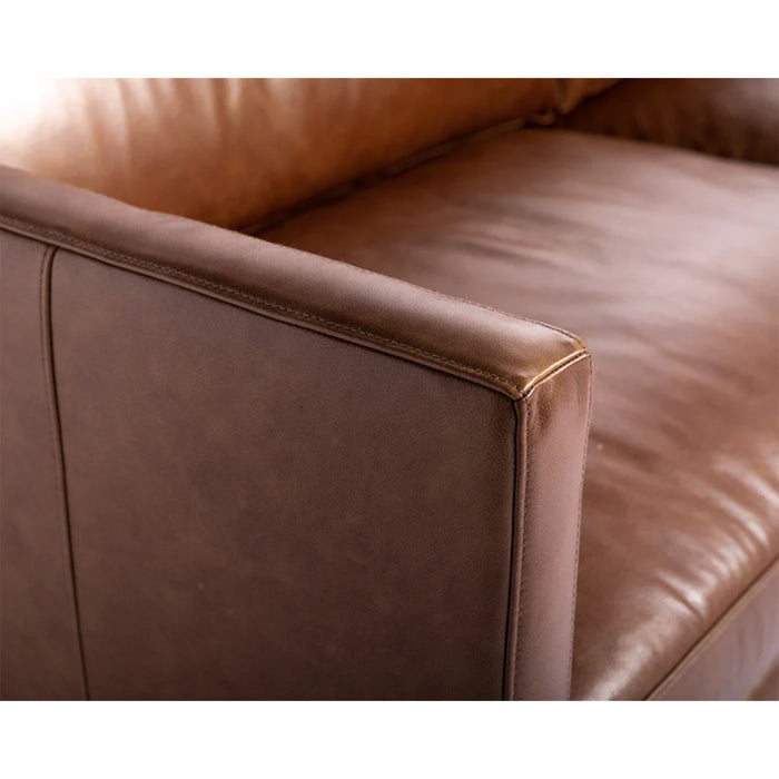 Sunpan Rogers Leather Sofa