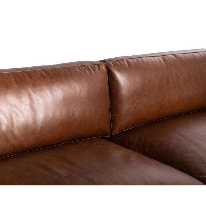 Sunpan Rogers Leather Sofa