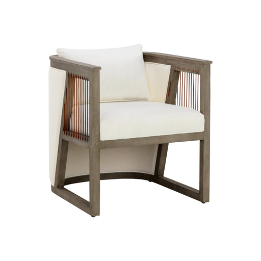 Sunpan Sala Linoso Ivory Lounge Chair 