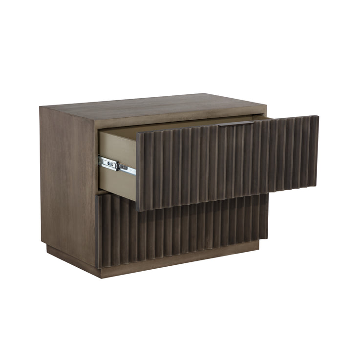 Sunpan Carlin Rectangular Solid Mango Wood Nightstand