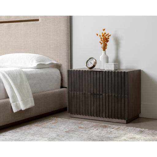 Sunpan Carlin Rectangular Solid Mango Wood Nightstand