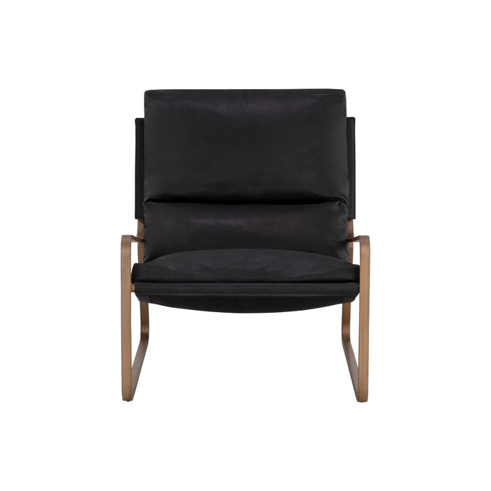 Sunpan Zancor Charcoal Black Lounge Chair