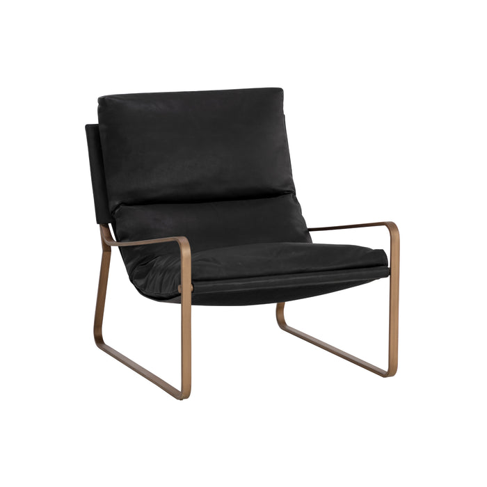 Sunpan Zancor Charcoal Black Lounge Chair