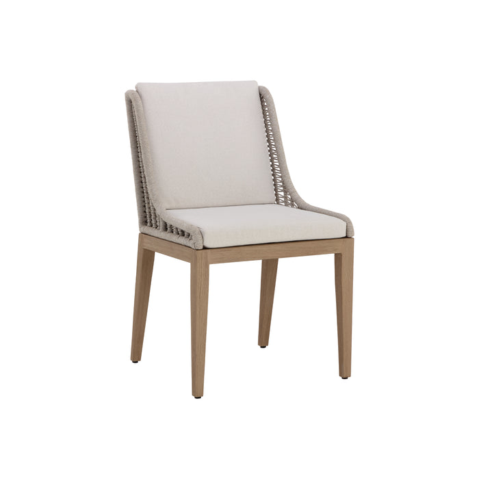 Sunpan Modern Sorrento Outdoor Wood Dining Chair