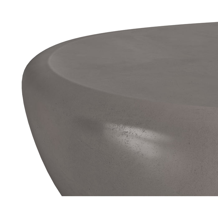 Sunpan Corvo Indoor and Outdoor Unique Shaped Concrete Coffee Table