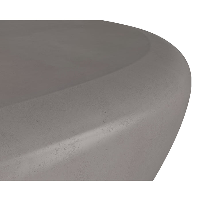 Sunpan Corvo Indoor and Outdoor Unique Shaped Concrete Coffee Table