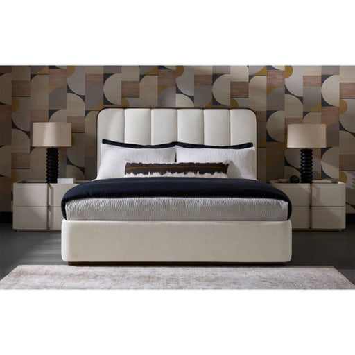 Sunpan Luxury Jamille Queen Bed and Nightstand Bedroom Set