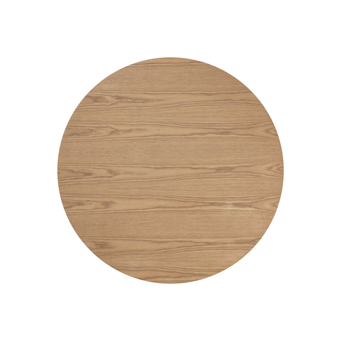 Sunpan Kalla Round Solid Oak Wood Coffee Table