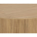 Sunpan Kalla Round Solid Oak Wood Coffee Table