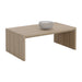 Sunpan Modern Viga Rectangle Outdoor Wood Coffee Table