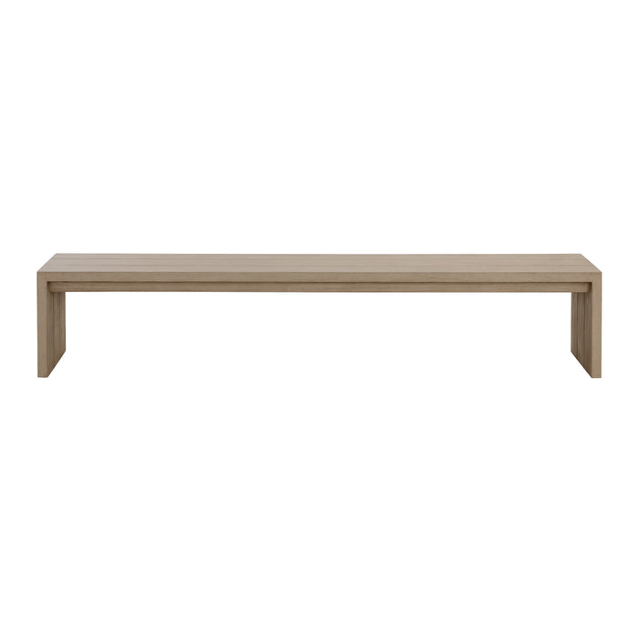 Sunpan Natural Viga Indoor and Outdoor Wood Bench