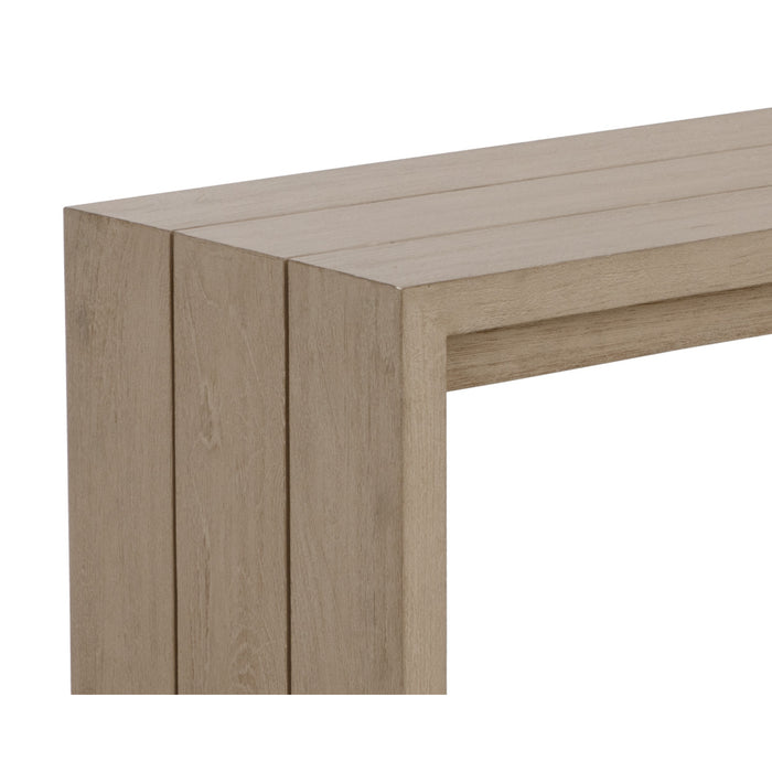 Sunpan Natural Viga Indoor and Outdoor Wood Bench