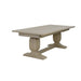 Sunpan Rhaenyra Grey Extension Dining Table Double Leaf