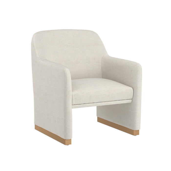Sunpan Jaime Velvet Fabric Modern Lounge Chair