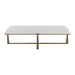 Sunpan Cowell Rectangular Marble Top Coffee Table