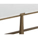 Sunpan Cowell Rectangular Marble Top Coffee Table