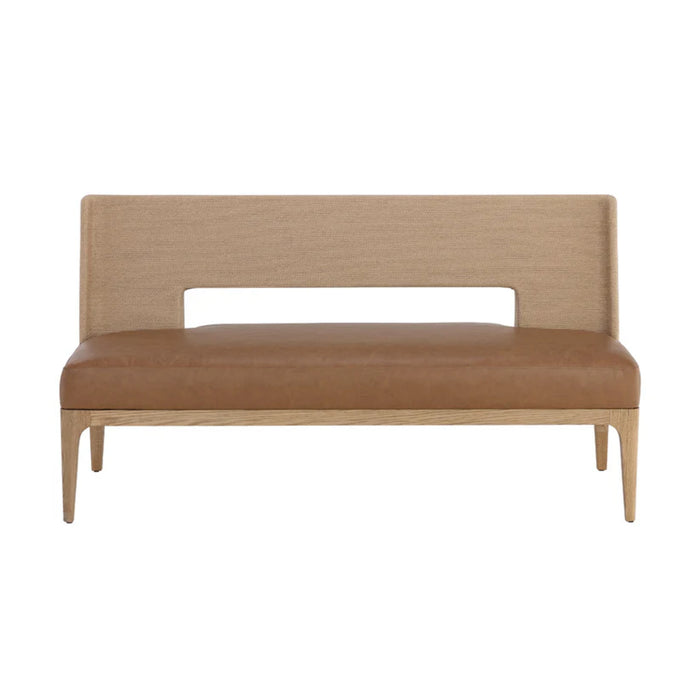 Sunpan Brocco Brown Banquette