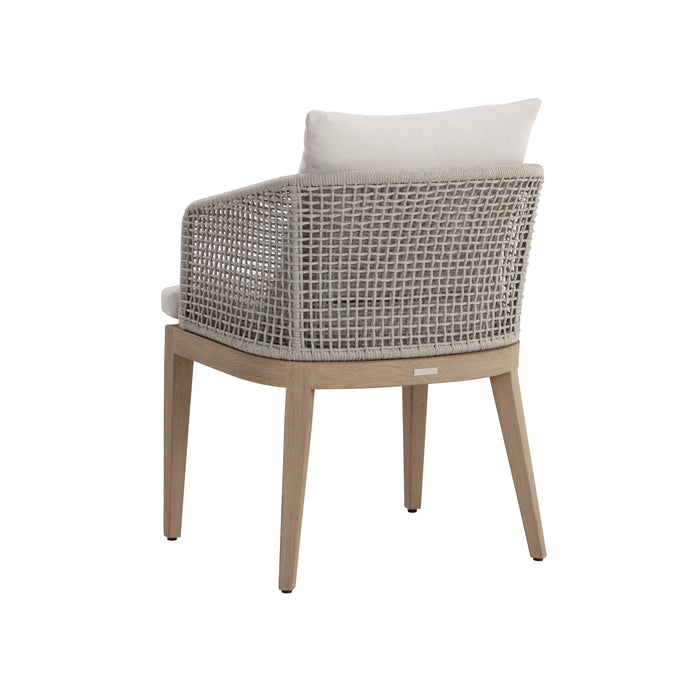 Sunpan Modern Capri Outdoor Fabric Dining Armchair