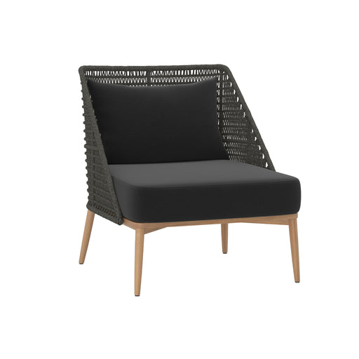 Sunpan Andria Fabric Mid Century Modern Lounge Chair