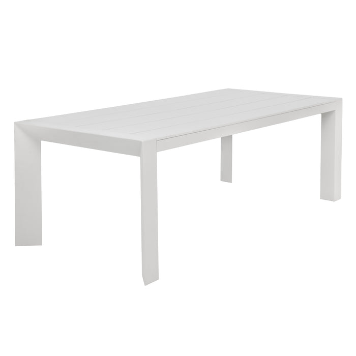 Sunpan Modern Merano 90" Rectangle Aluminum Dining Table